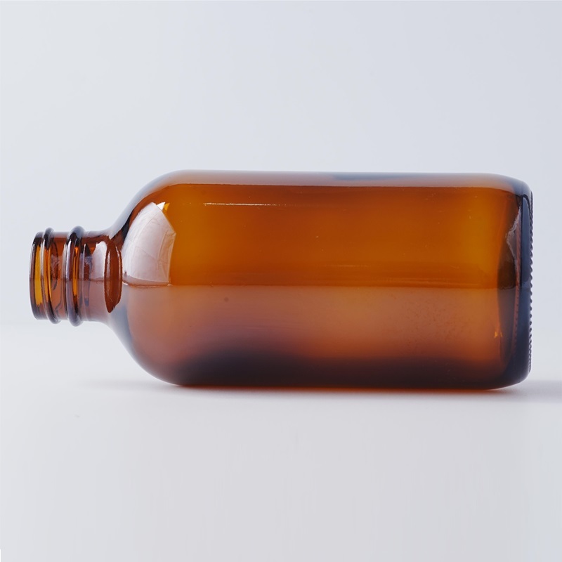 500ml spiral mouth amber moulded glass bottle 500ml spiral mouth amber moulded glass bottle