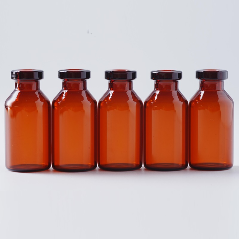 Medical 2ml brown neutral borosilicate glass vial Medical 2ml brown neutral borosilicate glass vial