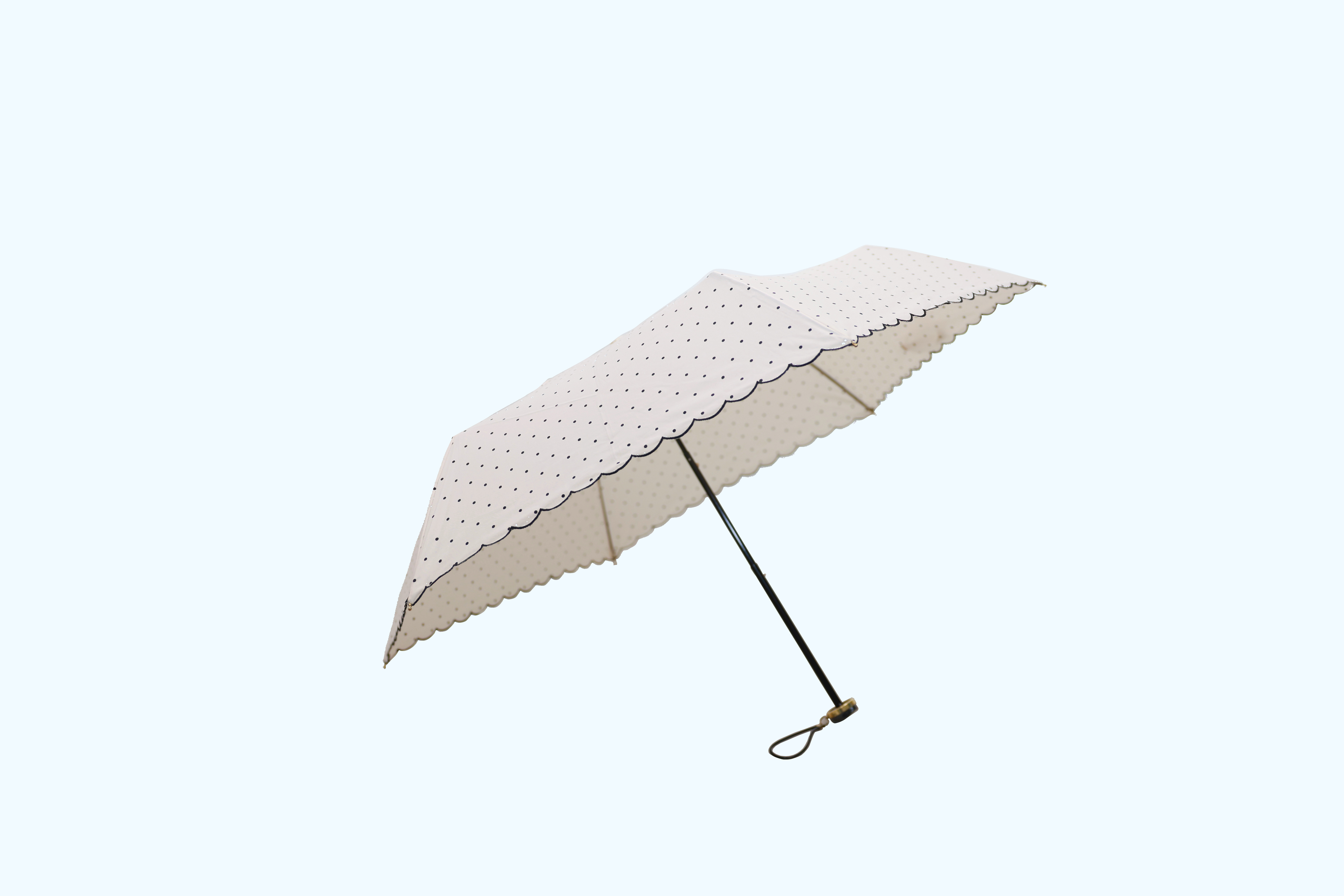 50cm * 6k super fine&mini three sections folding umbrella for women