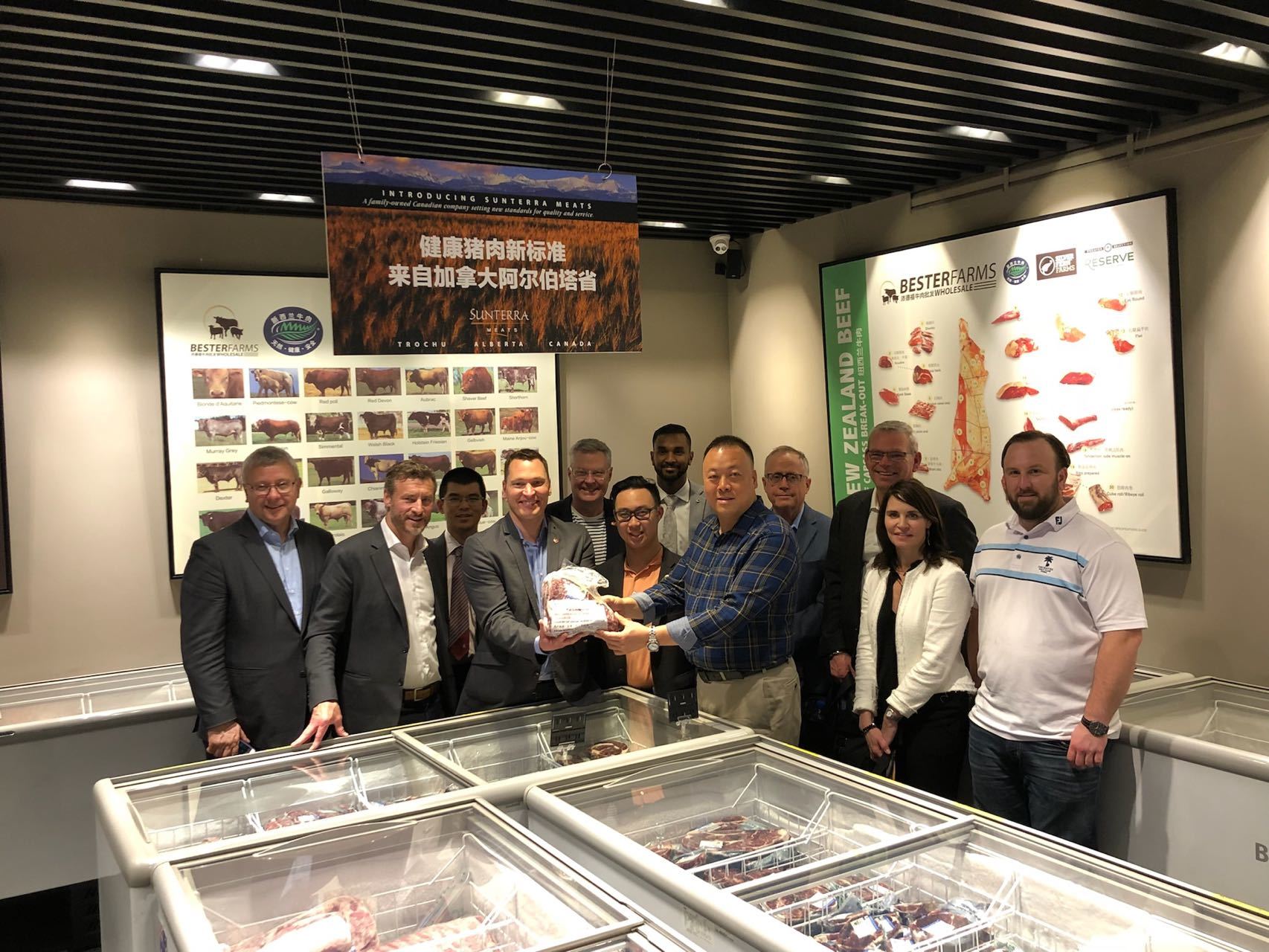 Group Visit of Canada Alberta Trade Team 2018-5-10