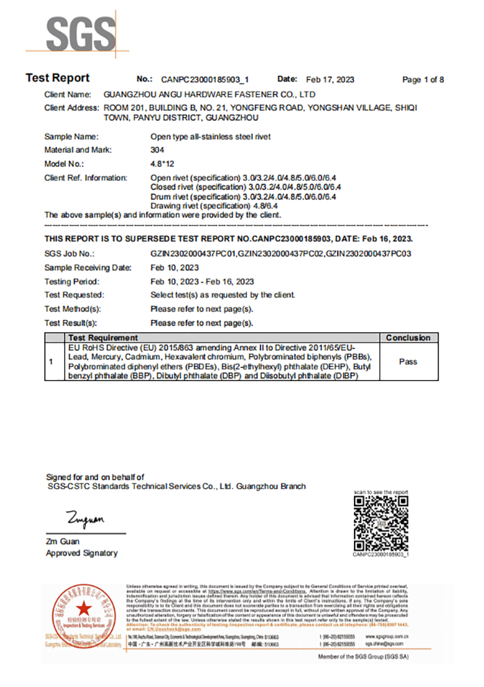 304ROHS2.0 Testbericht der englischen Version 304ROHS2.0 Testbericht der englischen Version