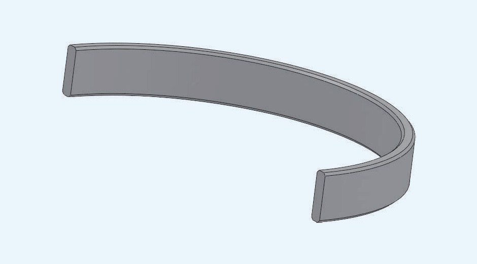 Guide Ring for Piston Rod GS-Filled PTFE