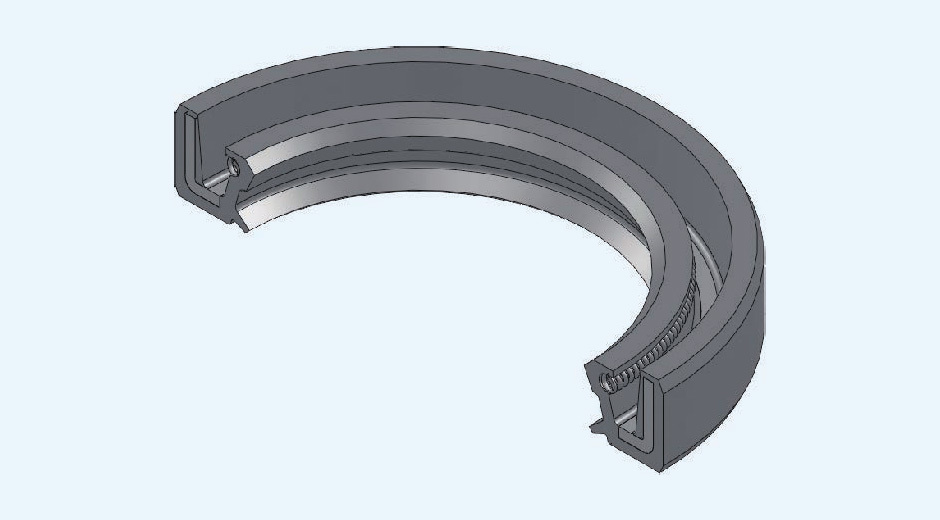 Double-lipped Oil Seal with Internal Skeleton GTC