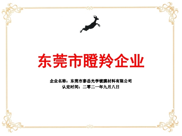东莞市瞪羚企业