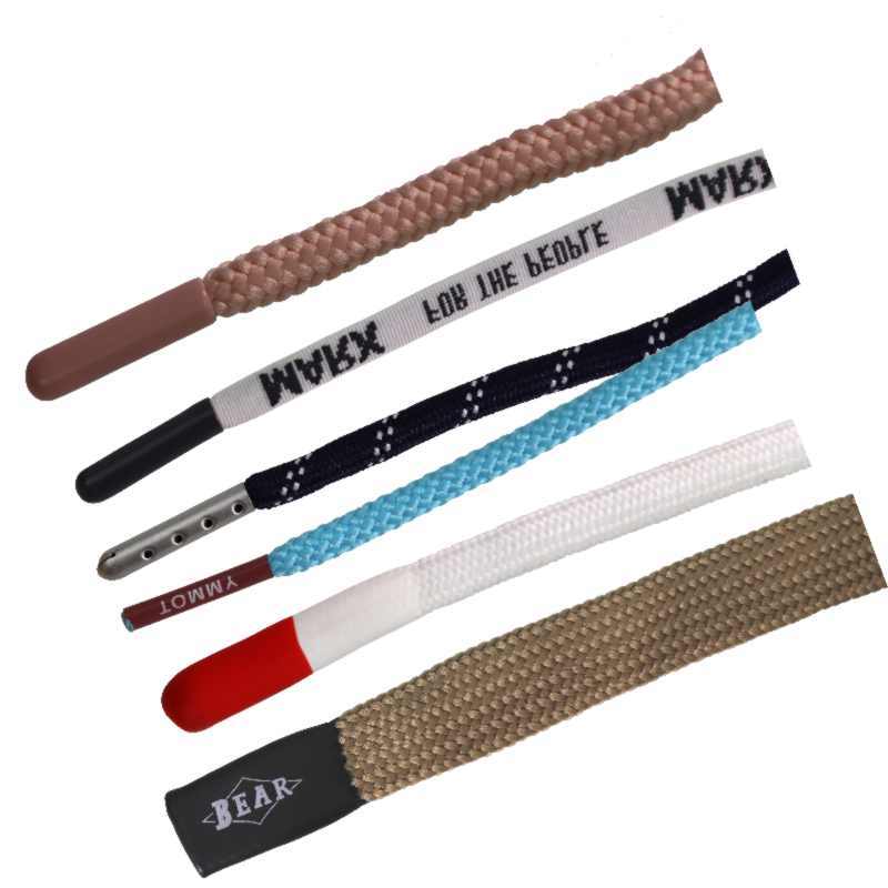 Custom Polyester Woven Round Rope High Quality Shoelace