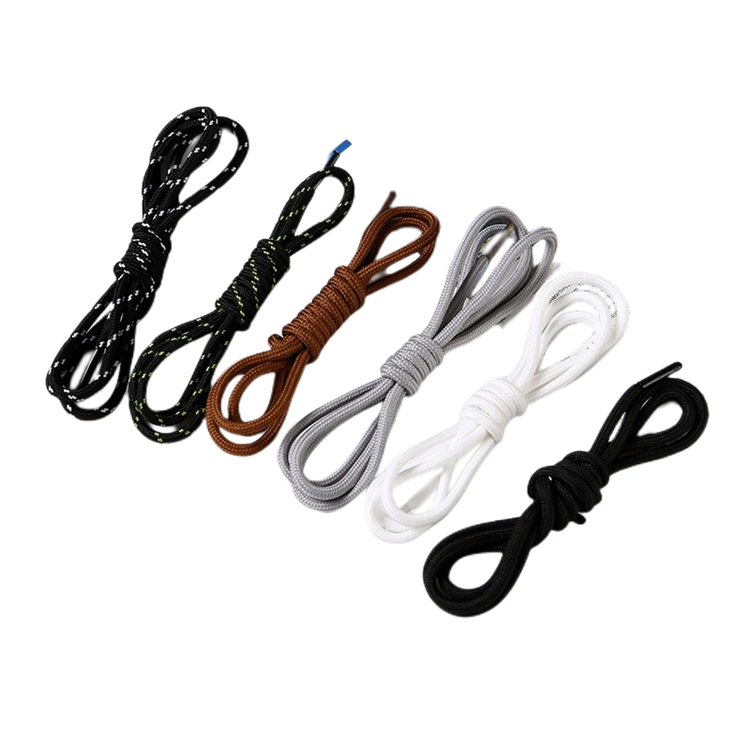 2023 Hot Selling Polyester Round Sports Shoelace Pants Hoodie Cotton Drawstring Cord Rope Drawcords