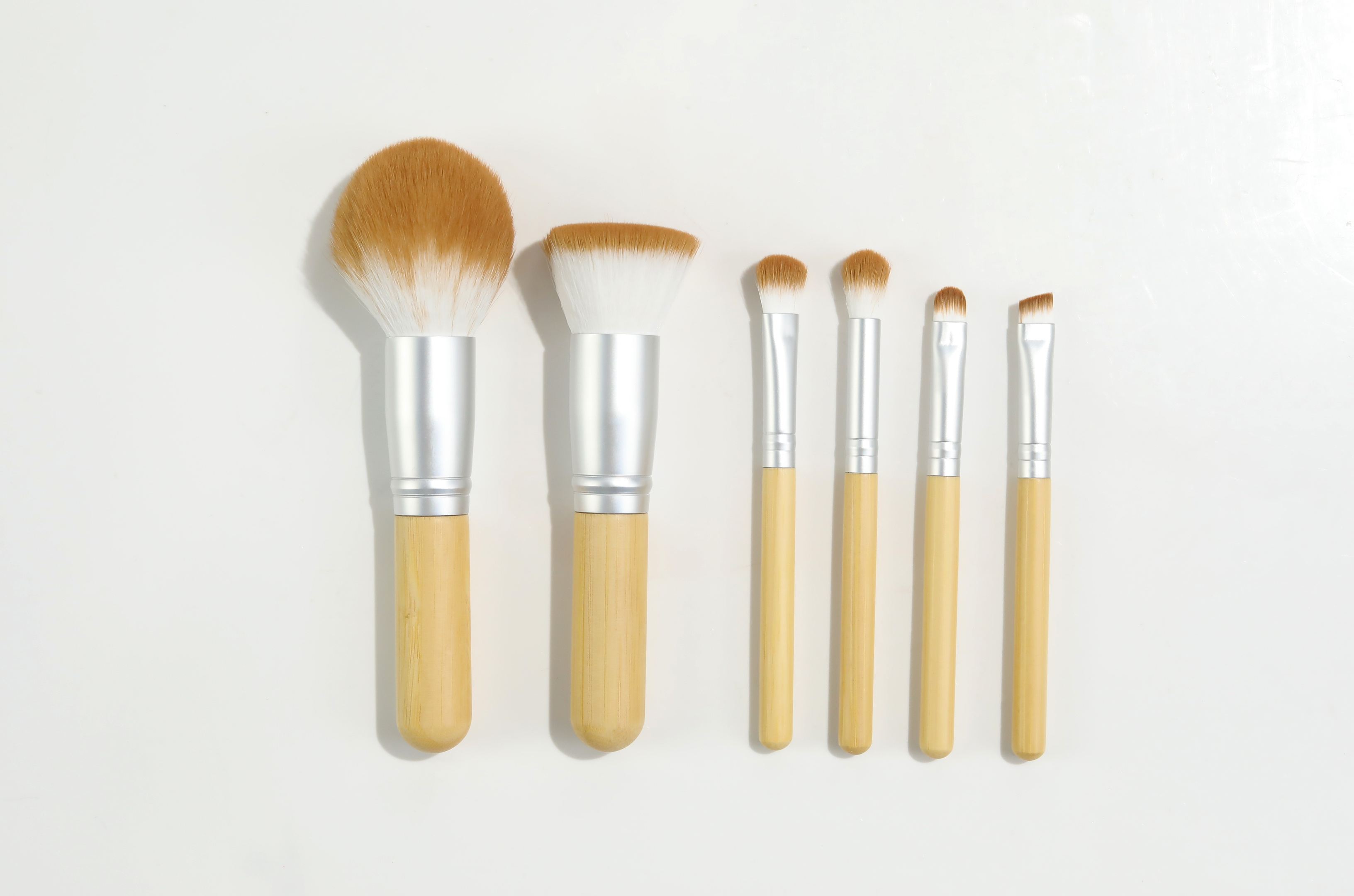 6PC Nature Bamboo Makeup Brush