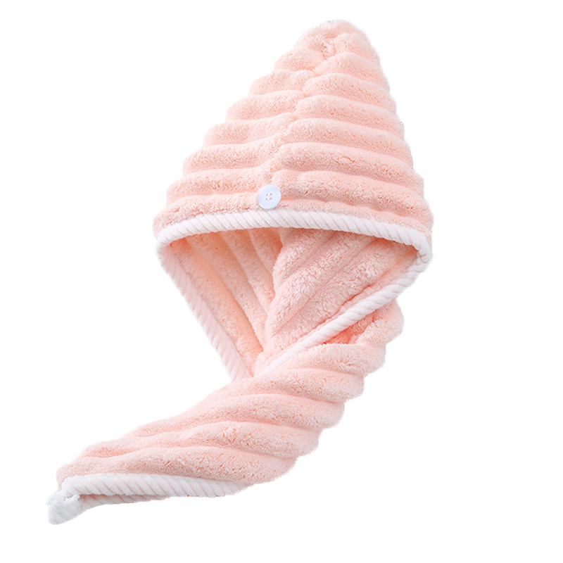 Pink hair turban