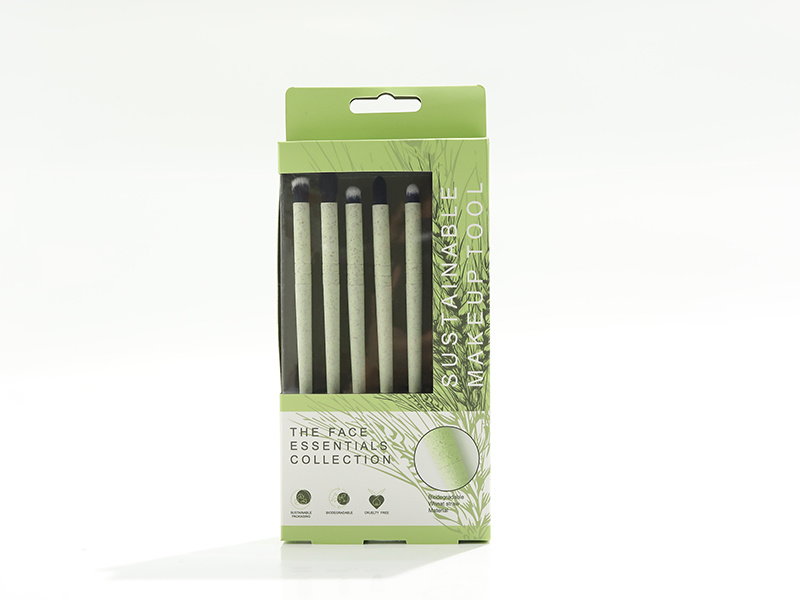 5PC Sustainable Makeup Brush Set