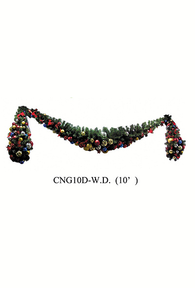 Decorated swag Garland