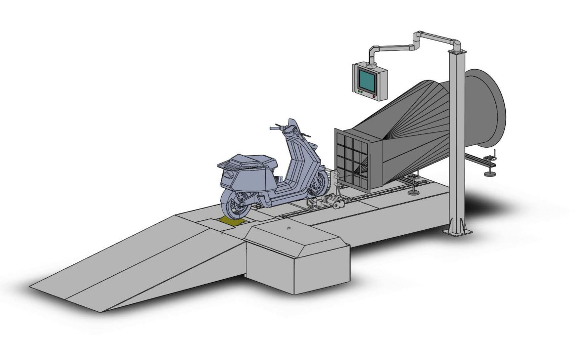 2W Motorcycle Chassis Dynamometer