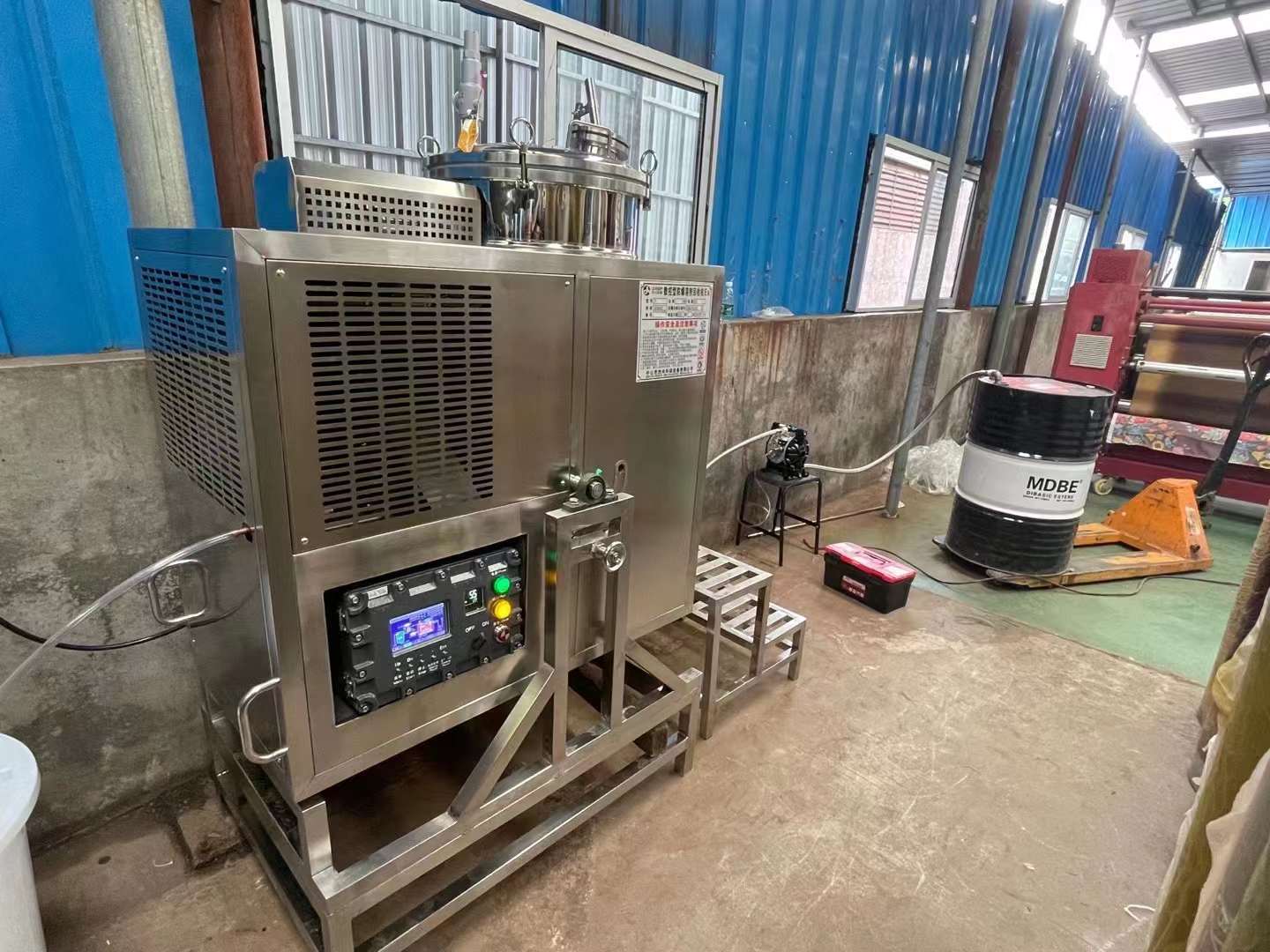 Waste methanol and ink treatment Waste methanol and ink treatment