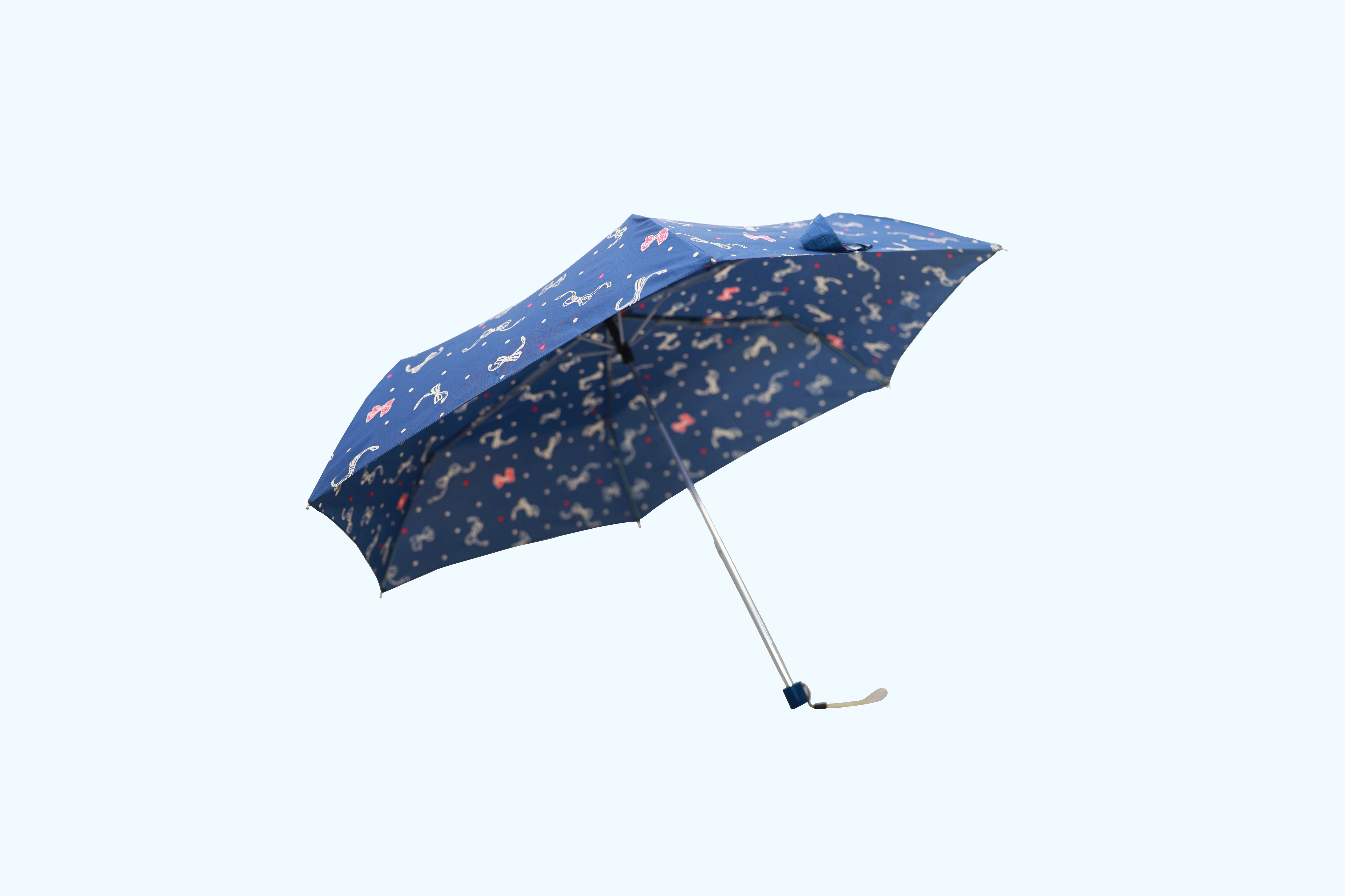 50cm*6kスーパーミニ三段折傘　女性用