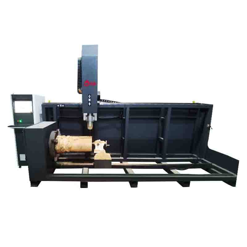 Non-metallic four-axis woodworking engraving machine