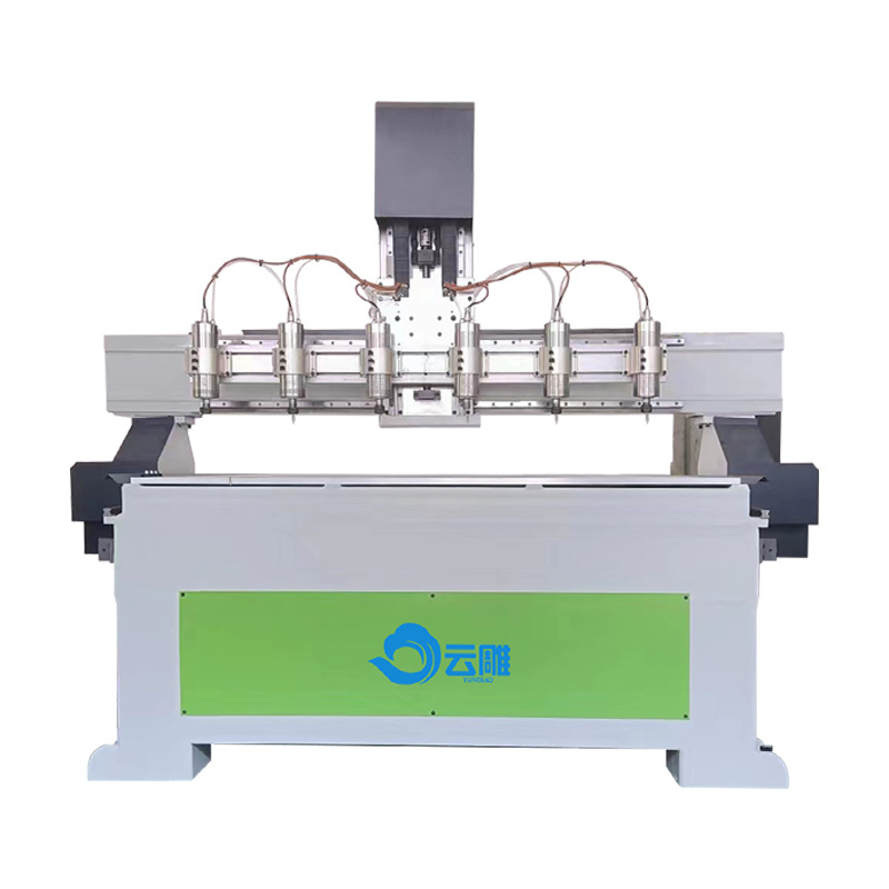 Multi-head woodworking engraving machine