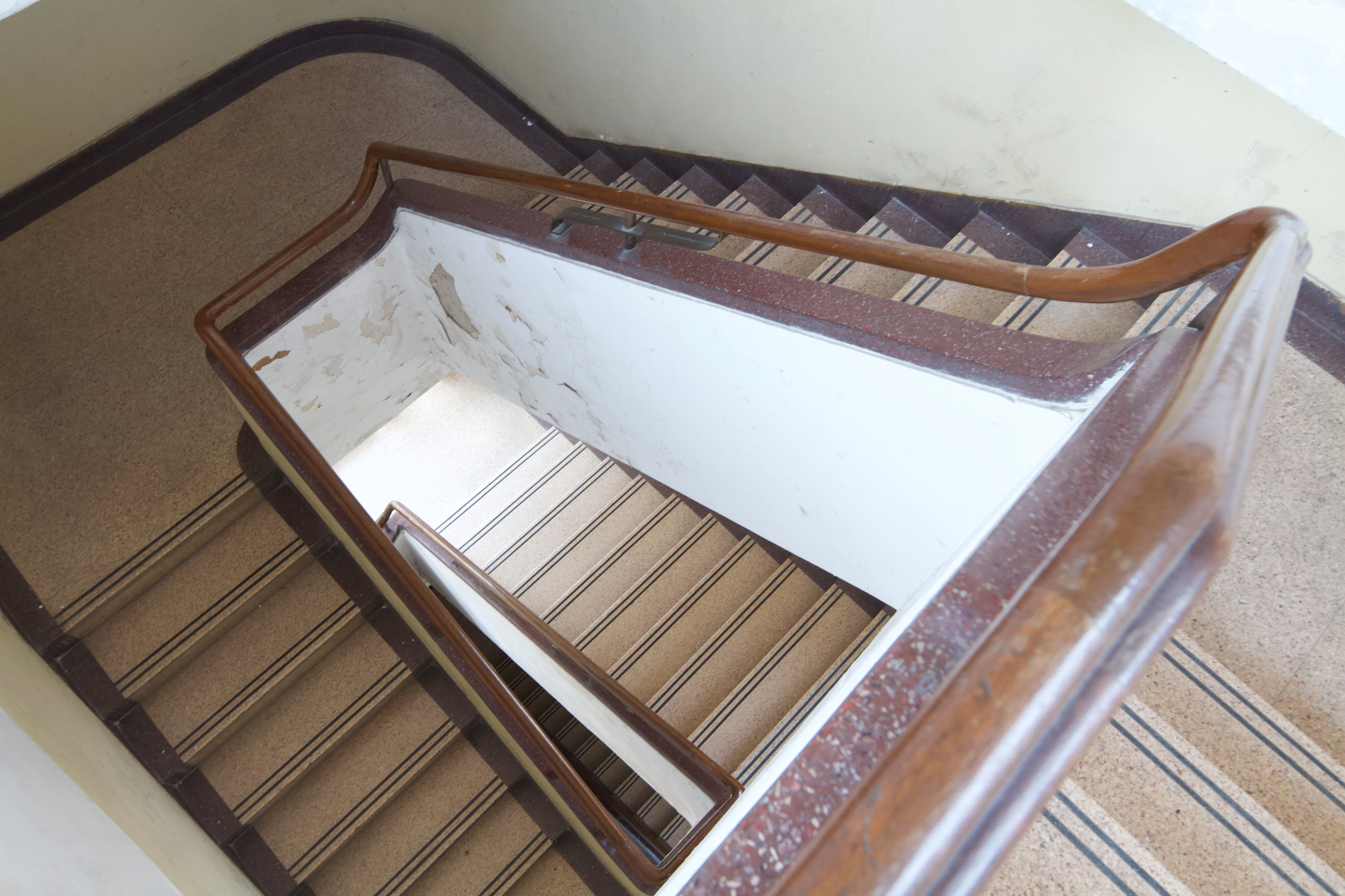 Domestic millstone old building