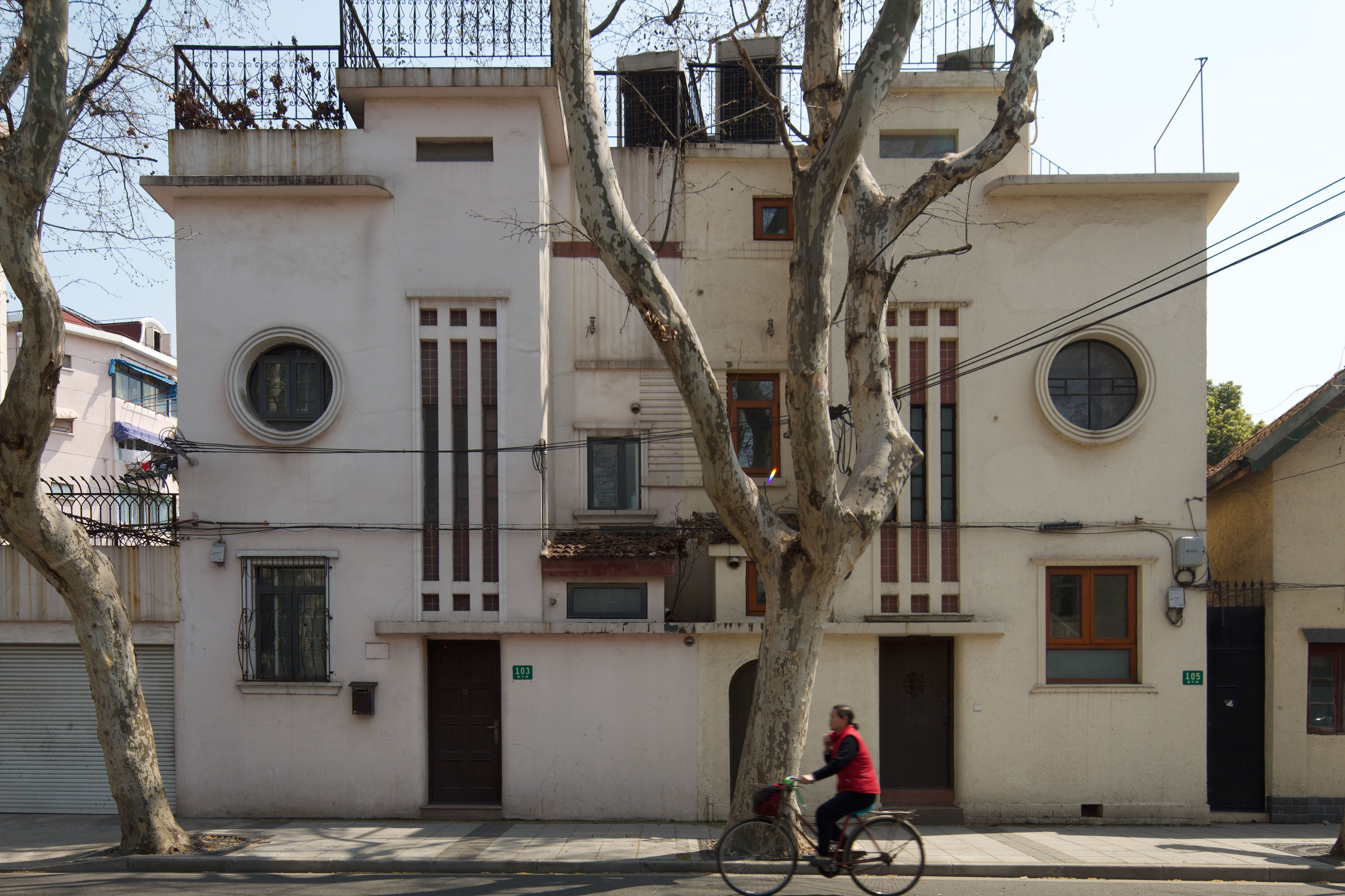 Domestic millstone old building