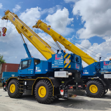 Geo-Transport & Const- ruction Takes Delivery Of Four Cranes, Employs GR-1100EX-3 For ...