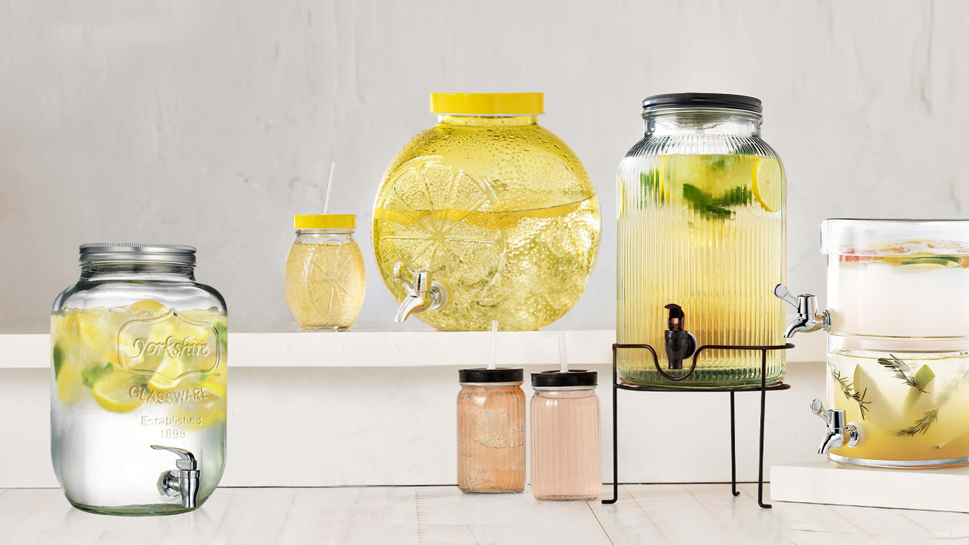 Glass Beverage Dispenser