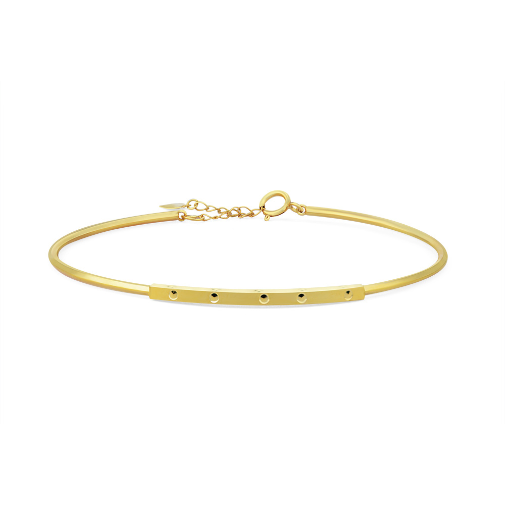 fashion jewelry 18K Delicate Gold Bracelet Adjustable