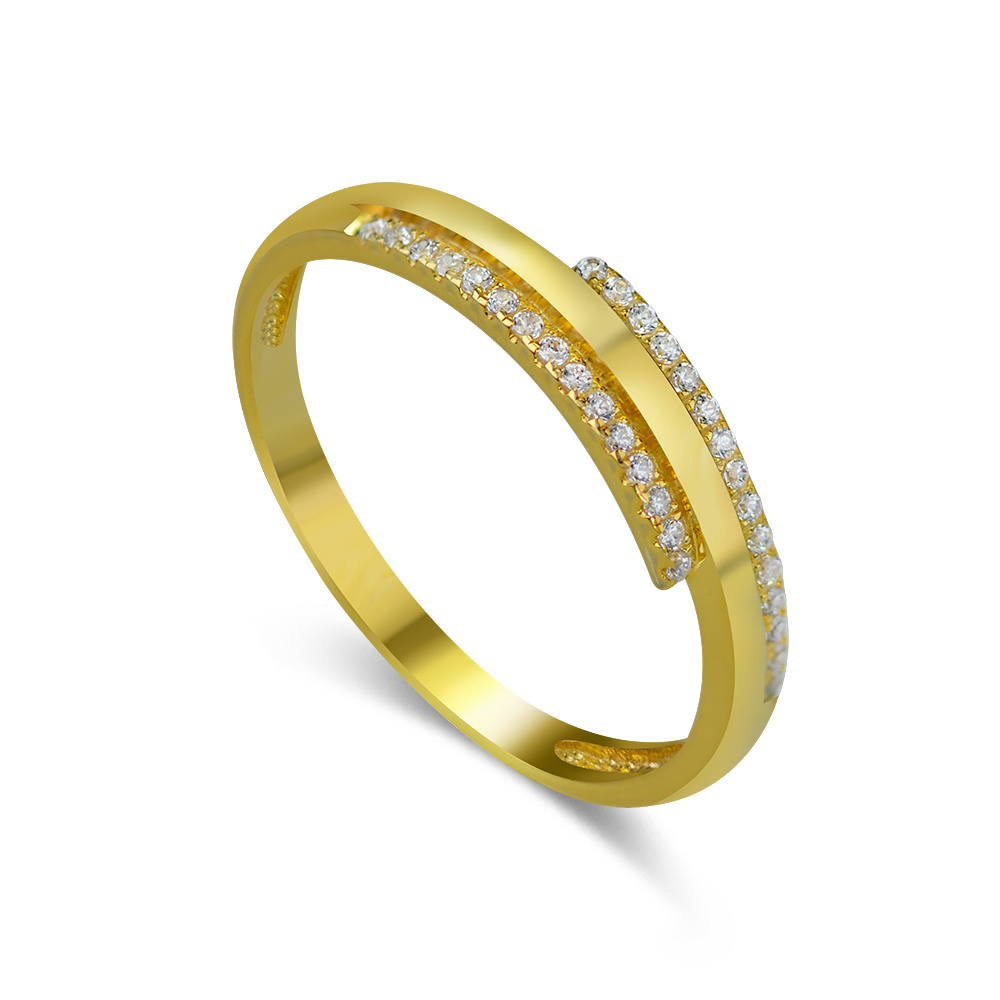 promise 18K gold ring