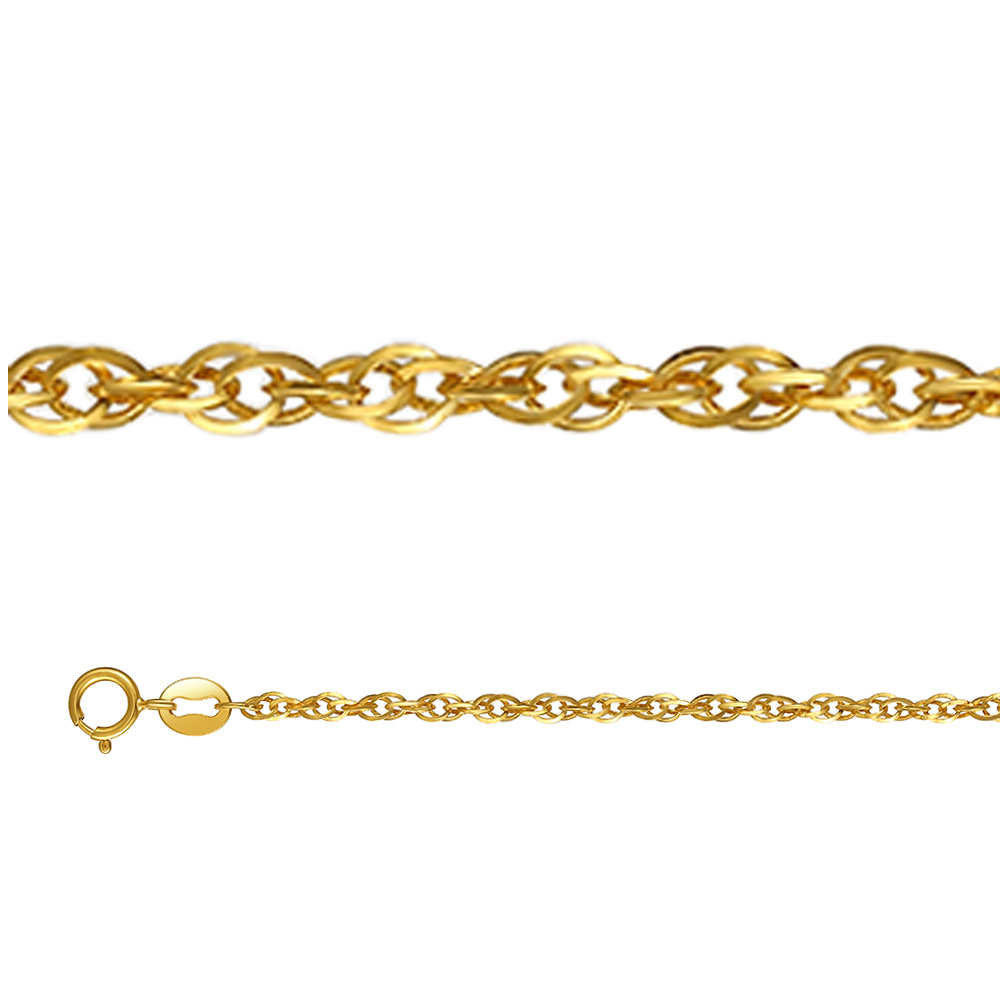 Hollow Triple French Rope Chain