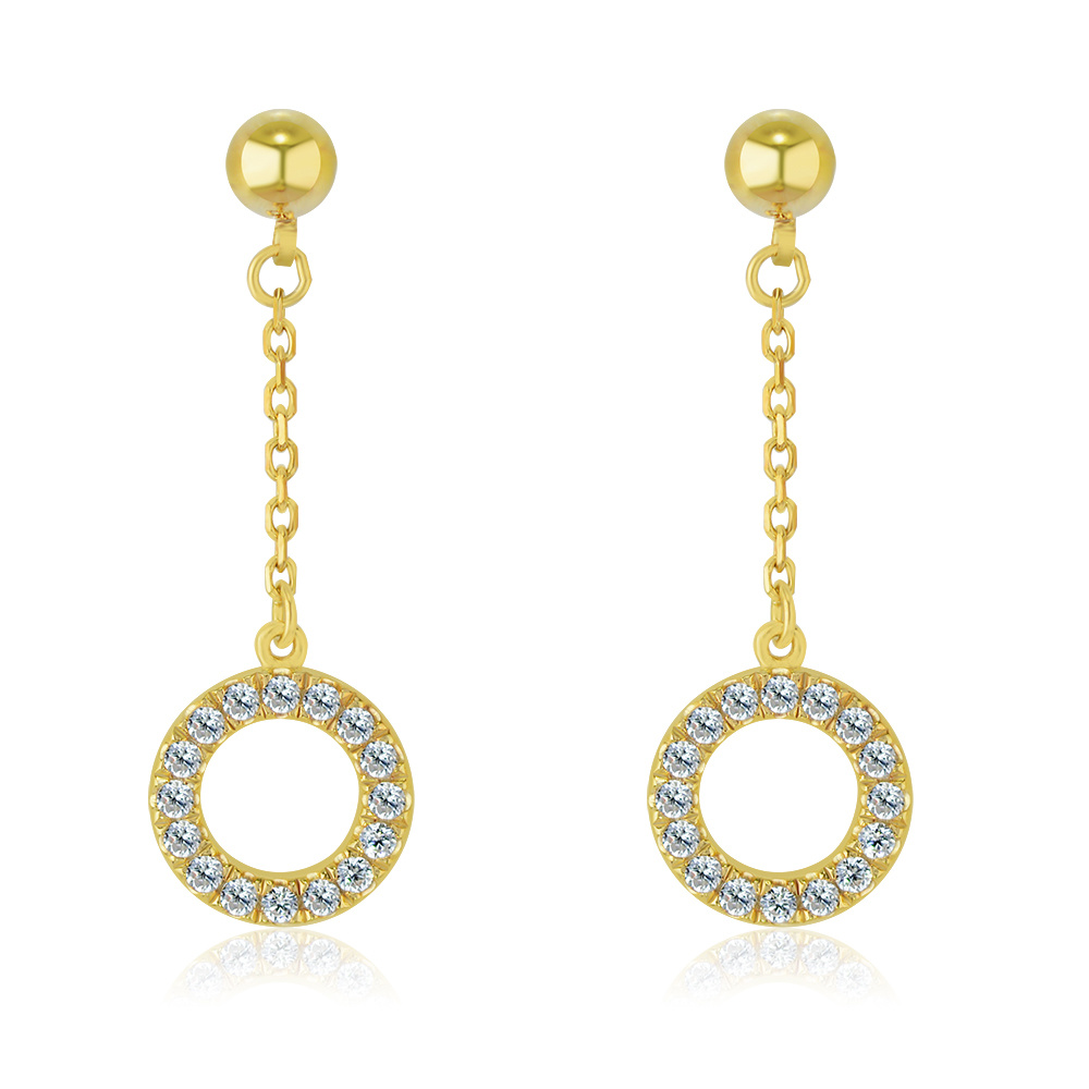 fashion jewelry minimalist 18K Gold Earrings Summer