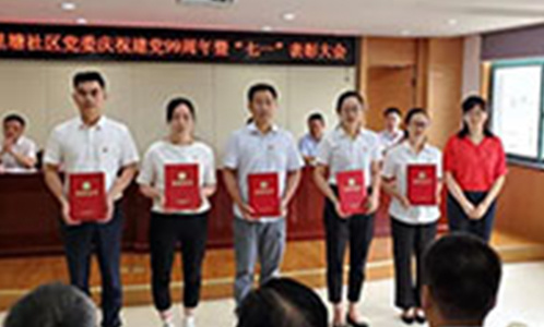 公司党支部书记、总经理褚兵荣膺优秀党务工作者