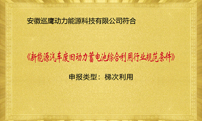 新能源汽车废旧动力蓄电池综合利用行业规范条件 新能源汽车废旧动力蓄电池综合利用行业规范条件
