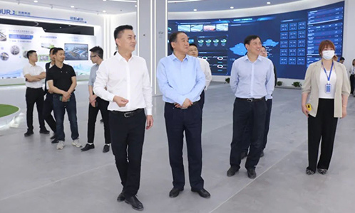 合肥市政协主席韩冰等一行莅临巡鹰集团调研