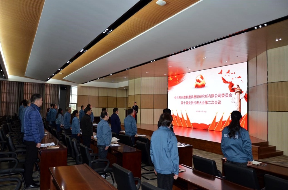 郑州三磨所召开党员代表大会(图2)